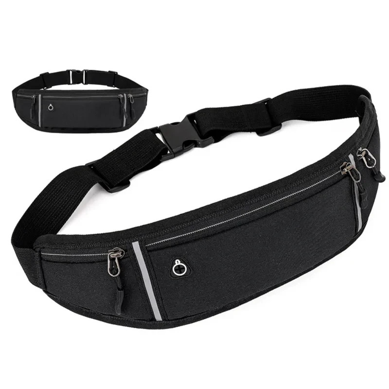 Running Waist Bag Reflective Strap Waterproof Fanny Belt Gym Jogging Pouch