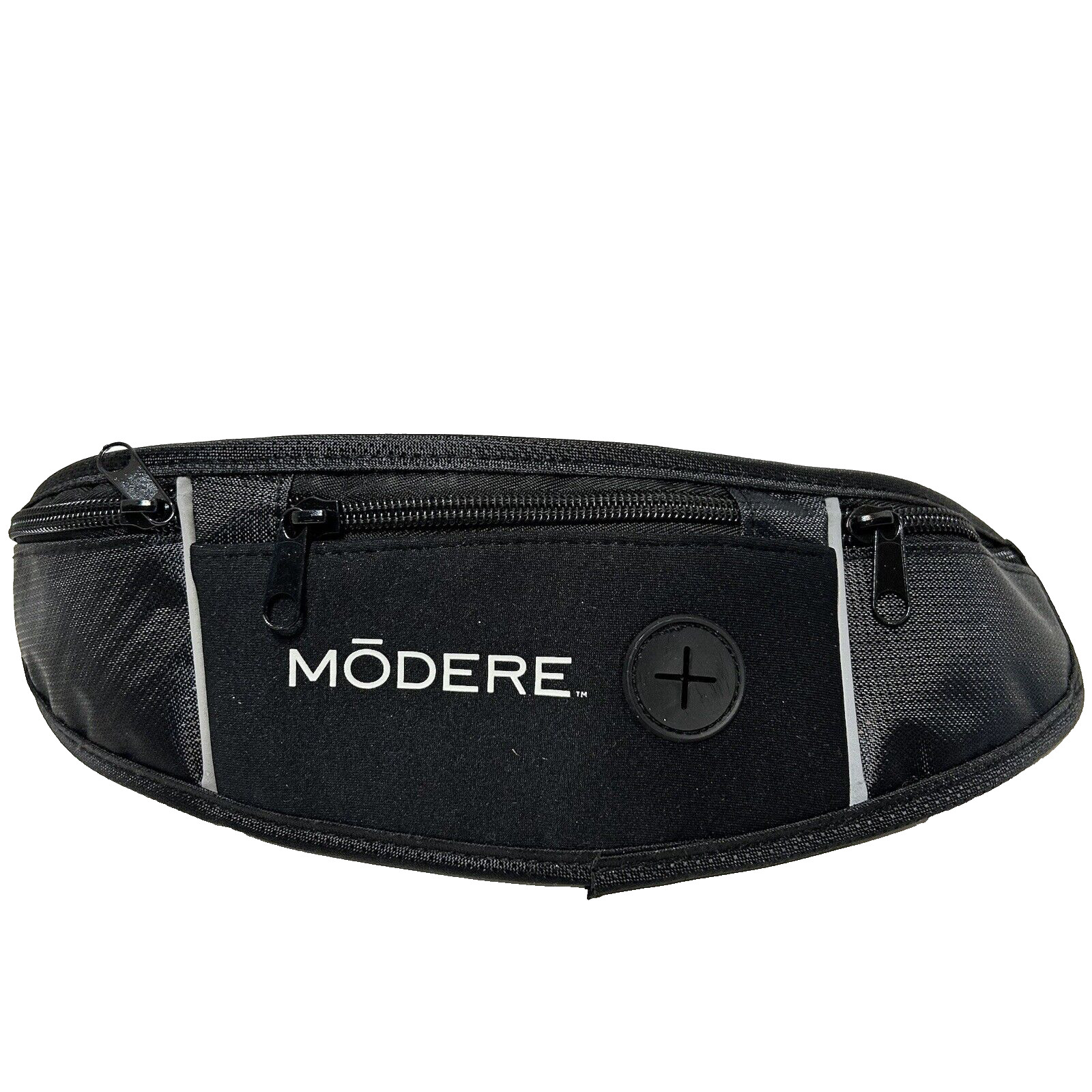Modere Black Waterproof Fitness Waist Pouch Bag Multi Pockets Adjustable