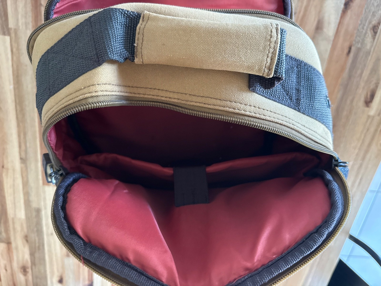 Chaps Backpack Heavyweight Canvas Pockets, Travel