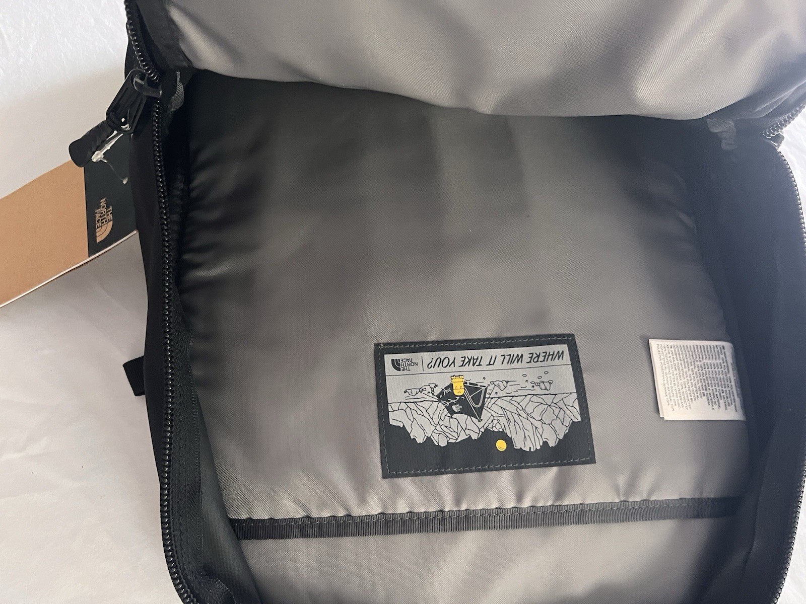 The North Face Groundwork Jester Backpack Company Logo Black Laptop Bag