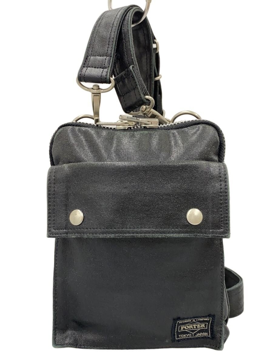 Authentic PORTER Black Shoulder Bag 20cm High 14.5cm Wide Compact Bag