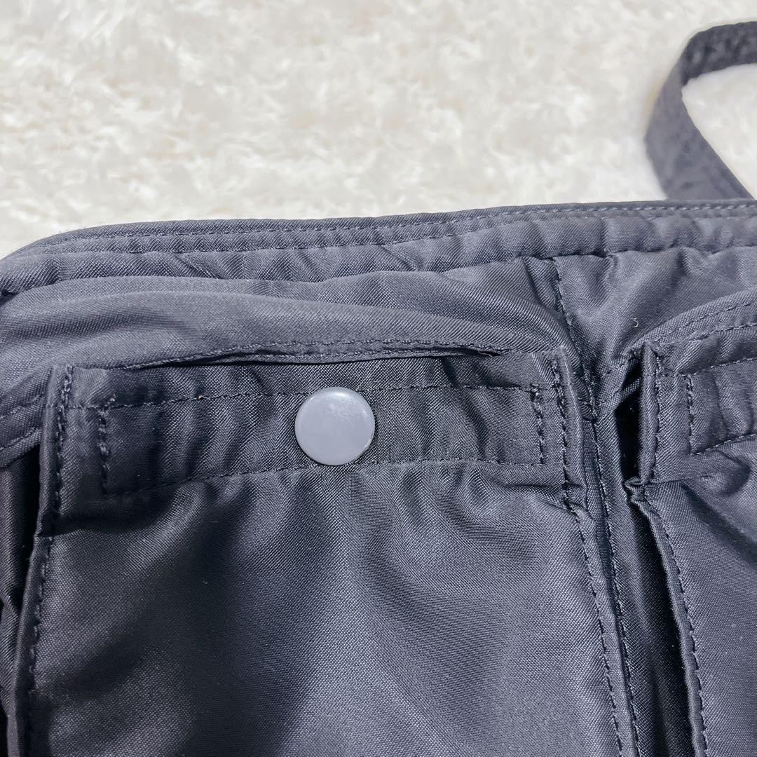 Authentic Porter TANKER Shoulder Bag 23cm x 14cm Nylon Black Men’s Crossbody
