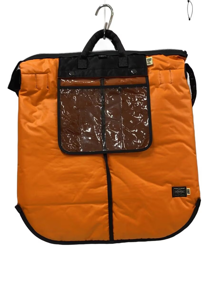 PORTER SSZ 18AW TANKER HELMET BAG Nylon ORN Plain