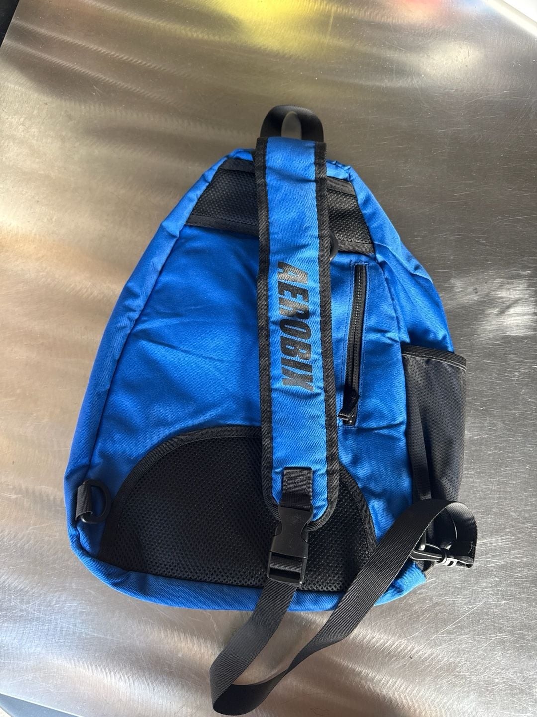 Aerobix Blue Single Strap Sling Backpack Shoulder Bag