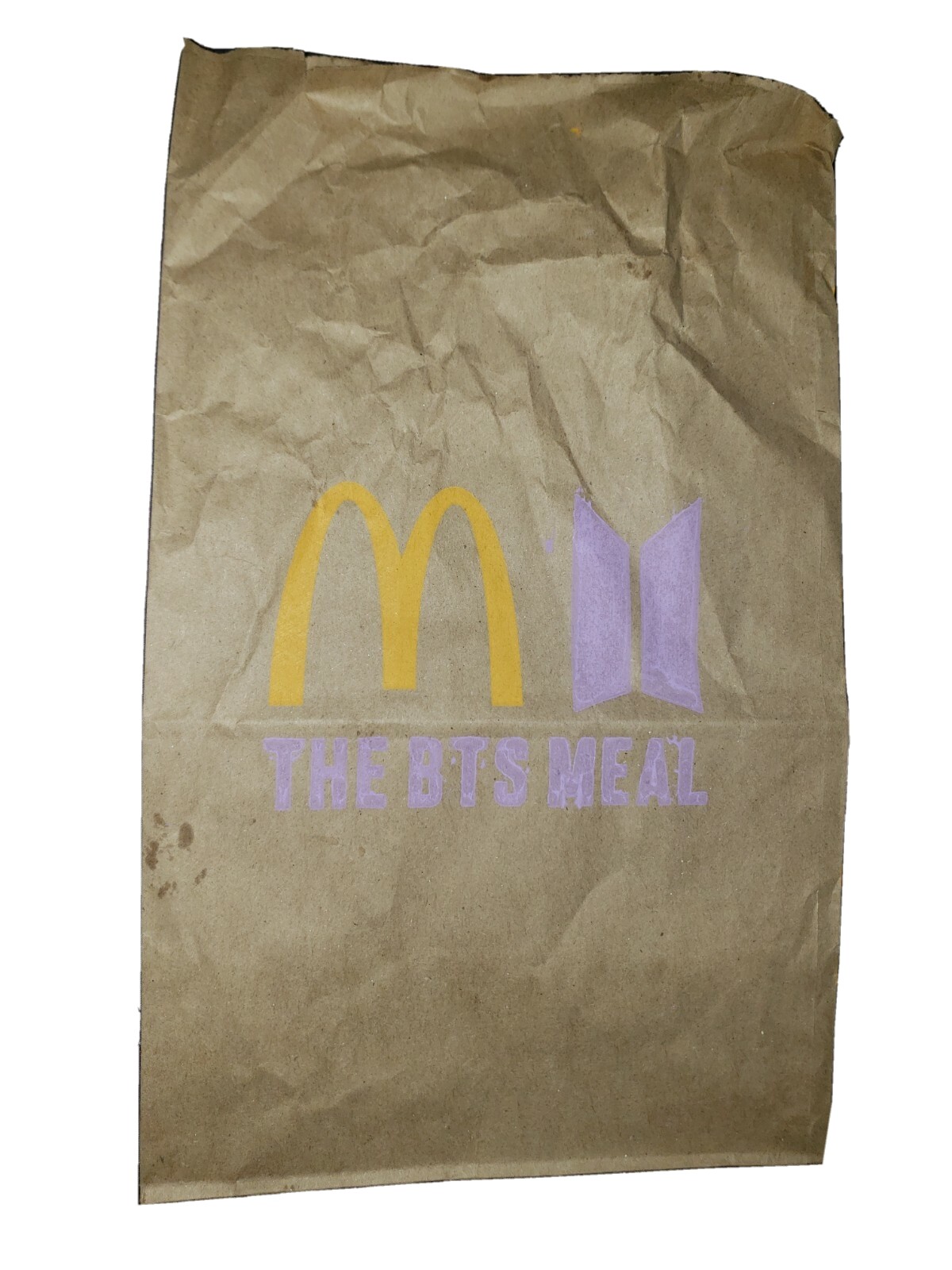 Used Authentic BTS Meal Bag