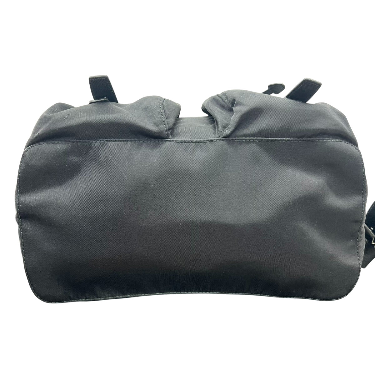 PRADA 1BZ811 robot Backpack Â· Daypack black Nylon leather Second Hand B-rank