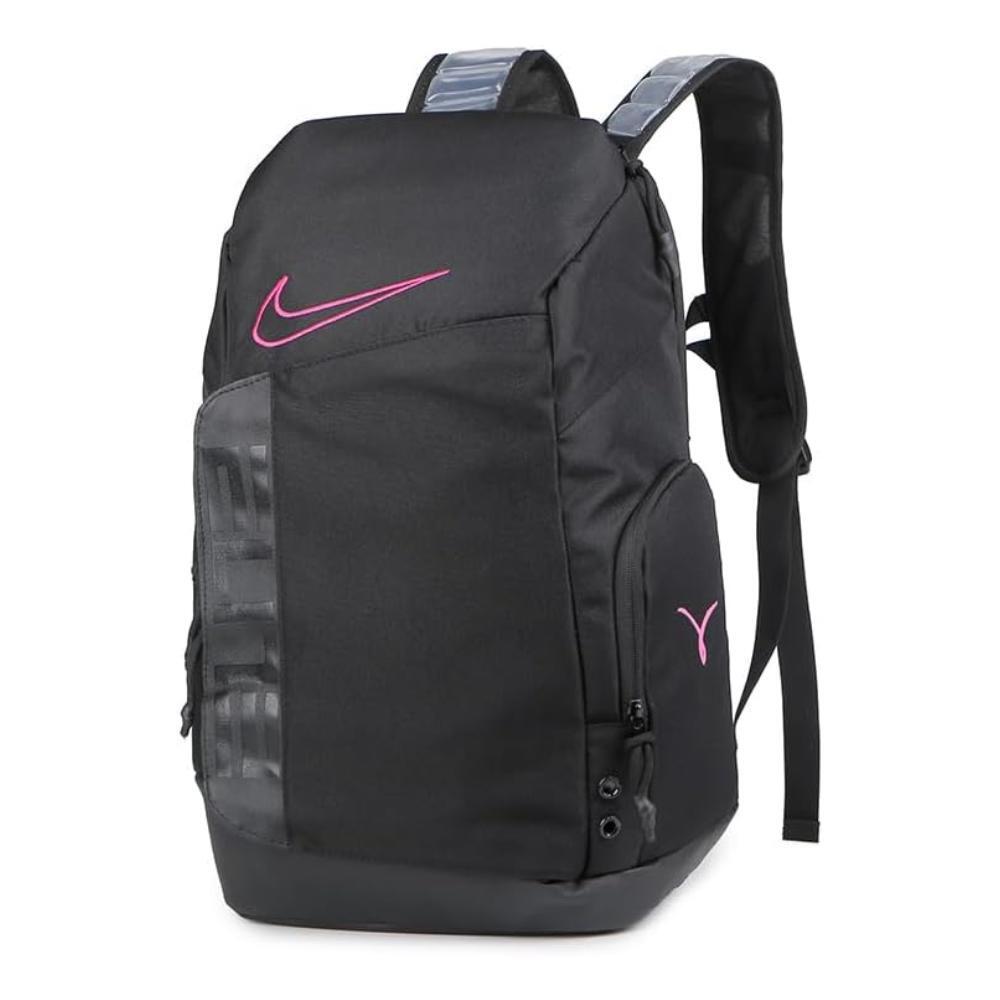 Nike Elite Pro Backpack Pink Black 32L Basketball Bag School Laptop Gym BA6164