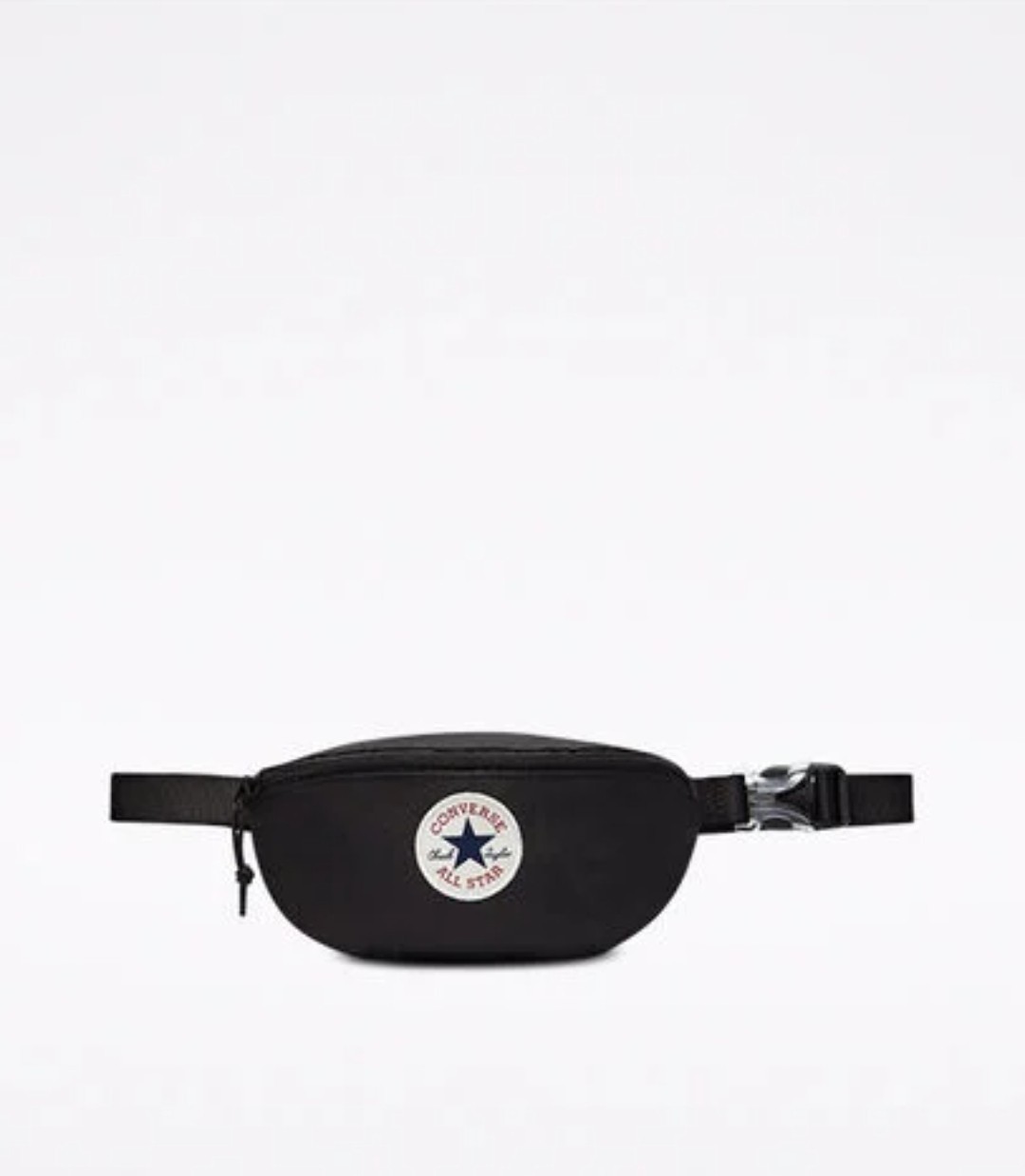 Converse Chuck Taylor Patch Sling Pack One Size Zip Pocket Bag Black