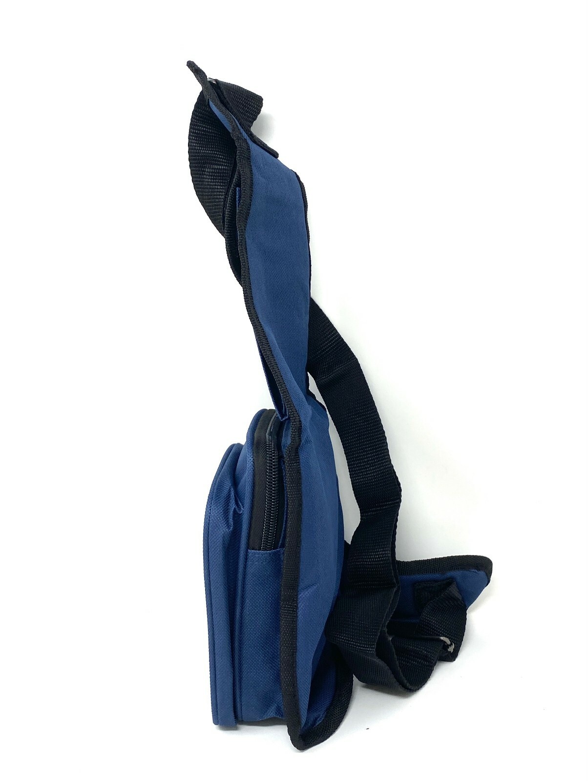 Messenger Navy Bag Polyester Sport 4 Zippers Cellphone Pouch Unisex 010004