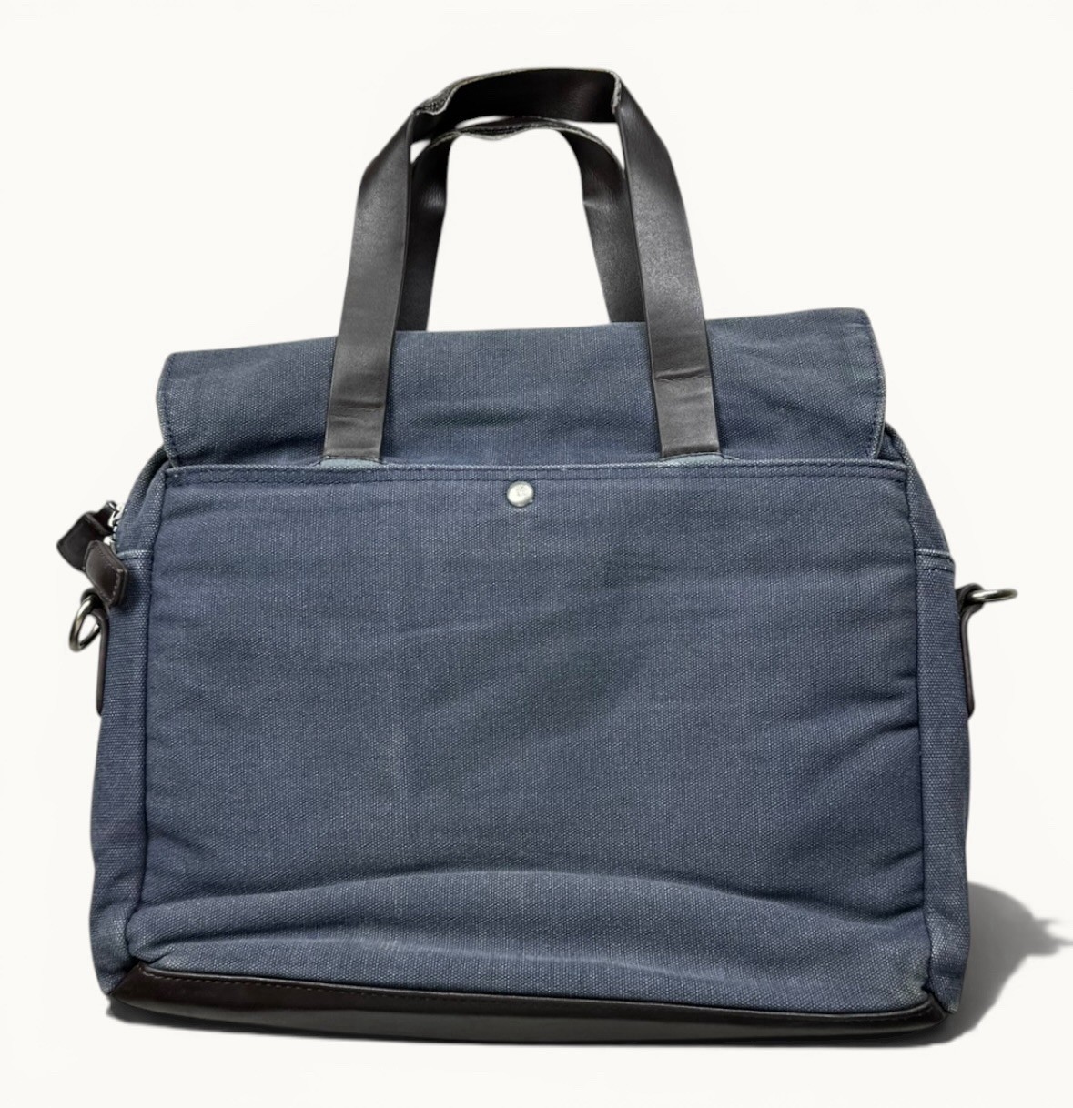 Men’s Florsheim Vincent Padded Messenger Bag Cargo Utility Canvas USA Made