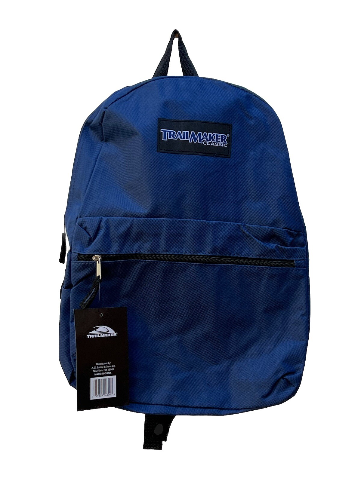 New Trail Maker Unisex Classic Backpack Blue M Adjust Straps