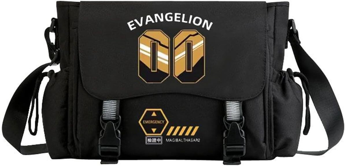 Evangelion Diagonal Bag Total 7 Types Large Capacity 12.9×10.6×5.5in JAPAN NEW