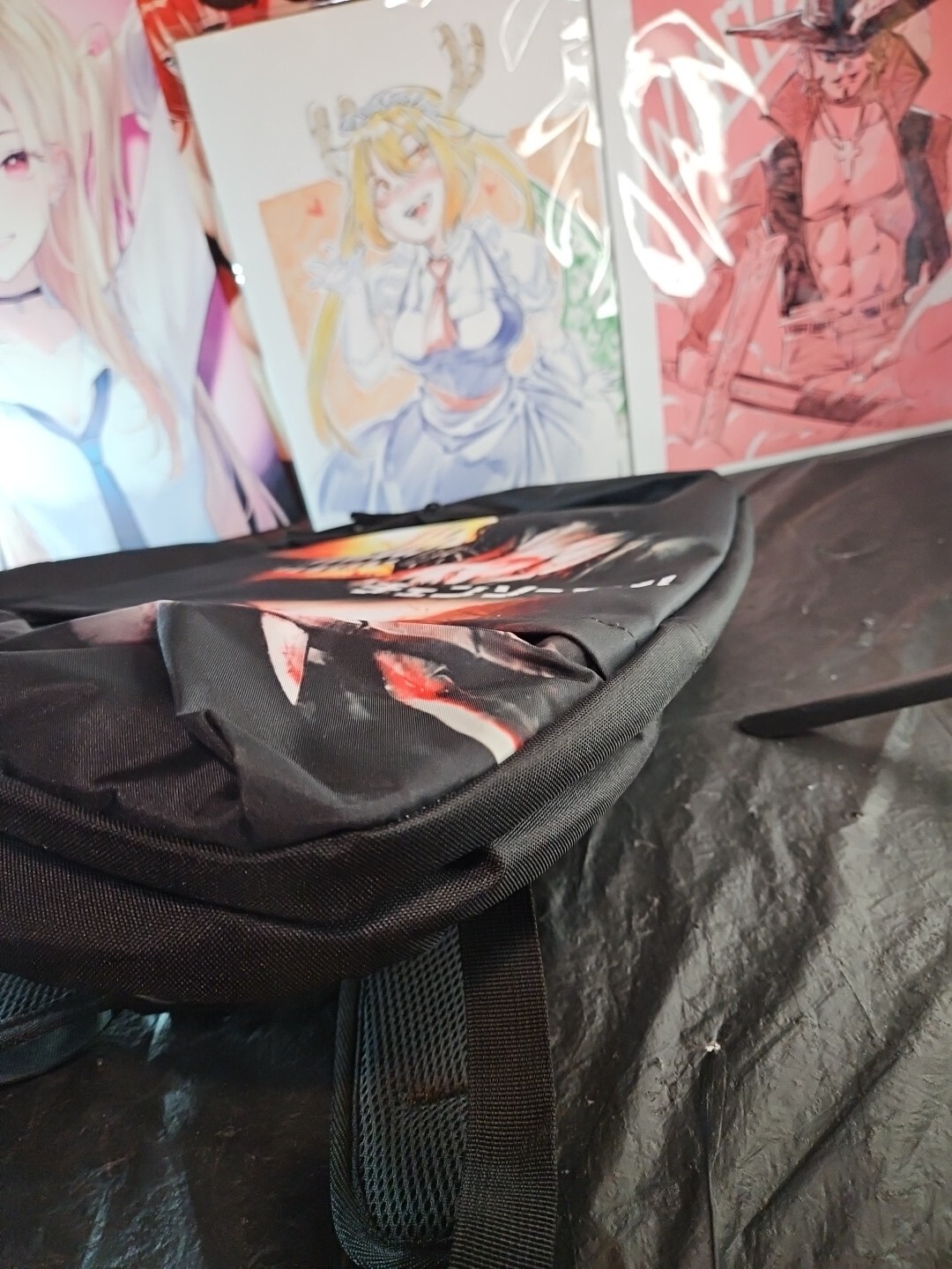 Chainsaw Man Denji backpack laptop bag anime manga Crunchyroll Bioworld New Wtag