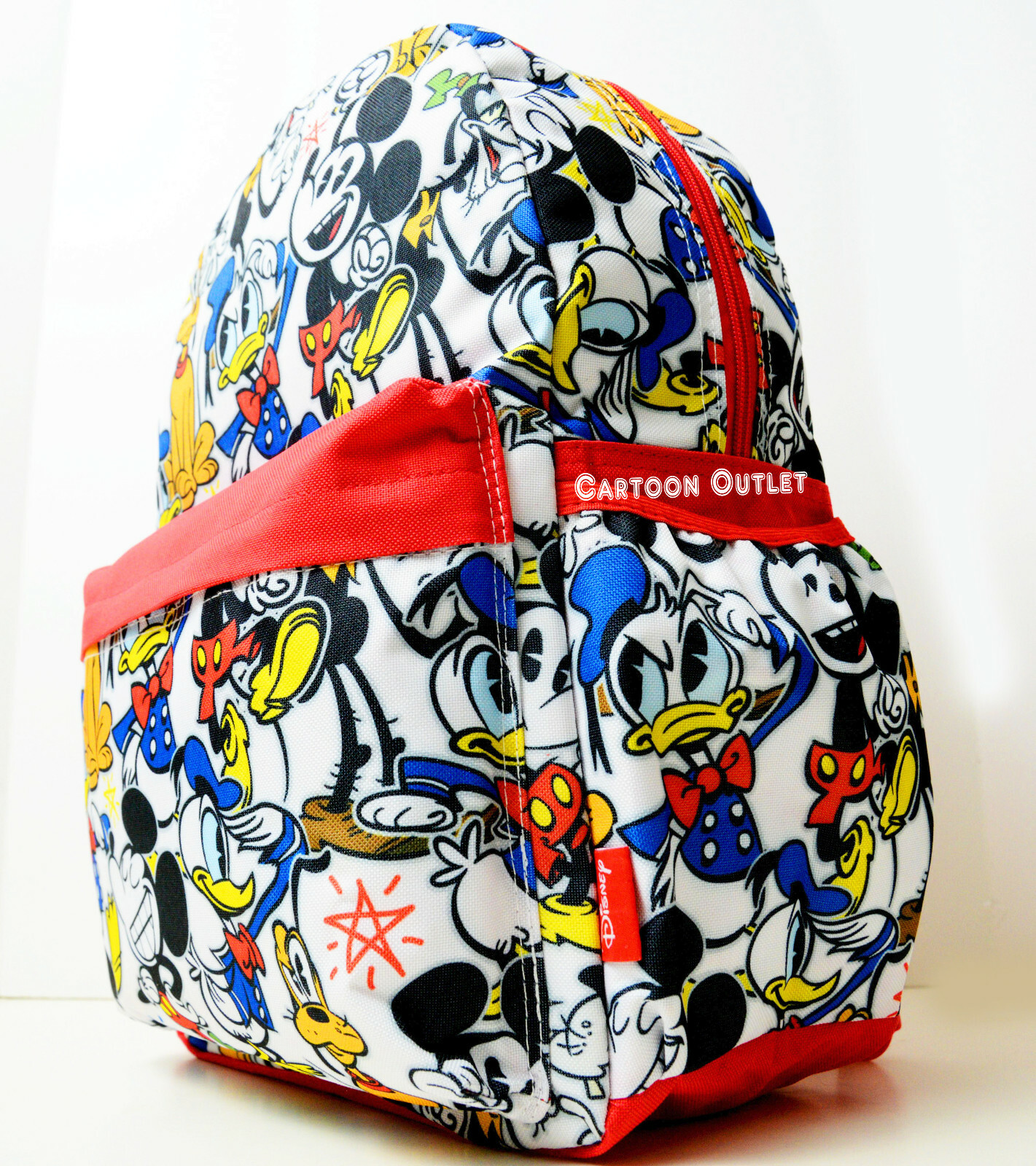 Disney Mickey Mouse All Over Print Large Backpack 16″ Book Bag Birthday Gift New