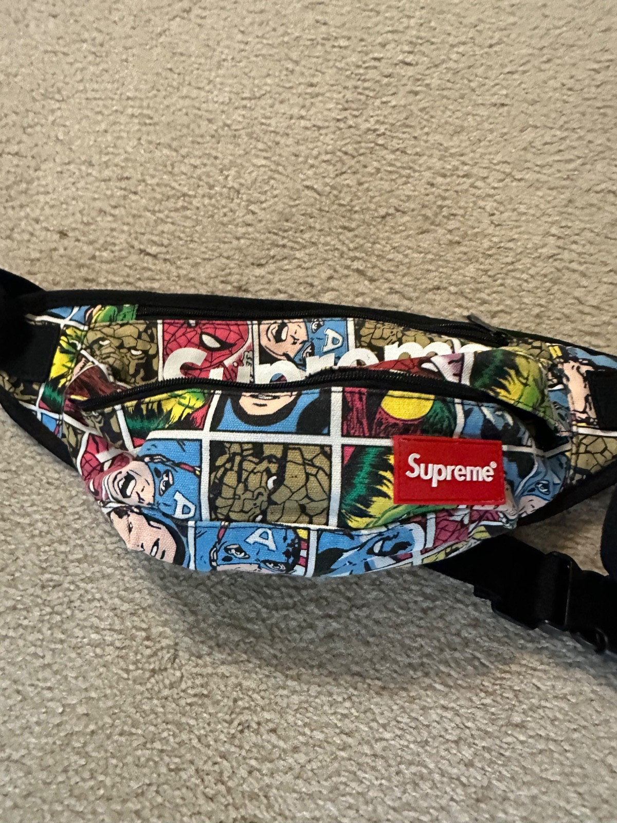 NWT Marvel Comics Captain America Cross Body Or Around Waist Fanny Pack Surpreme