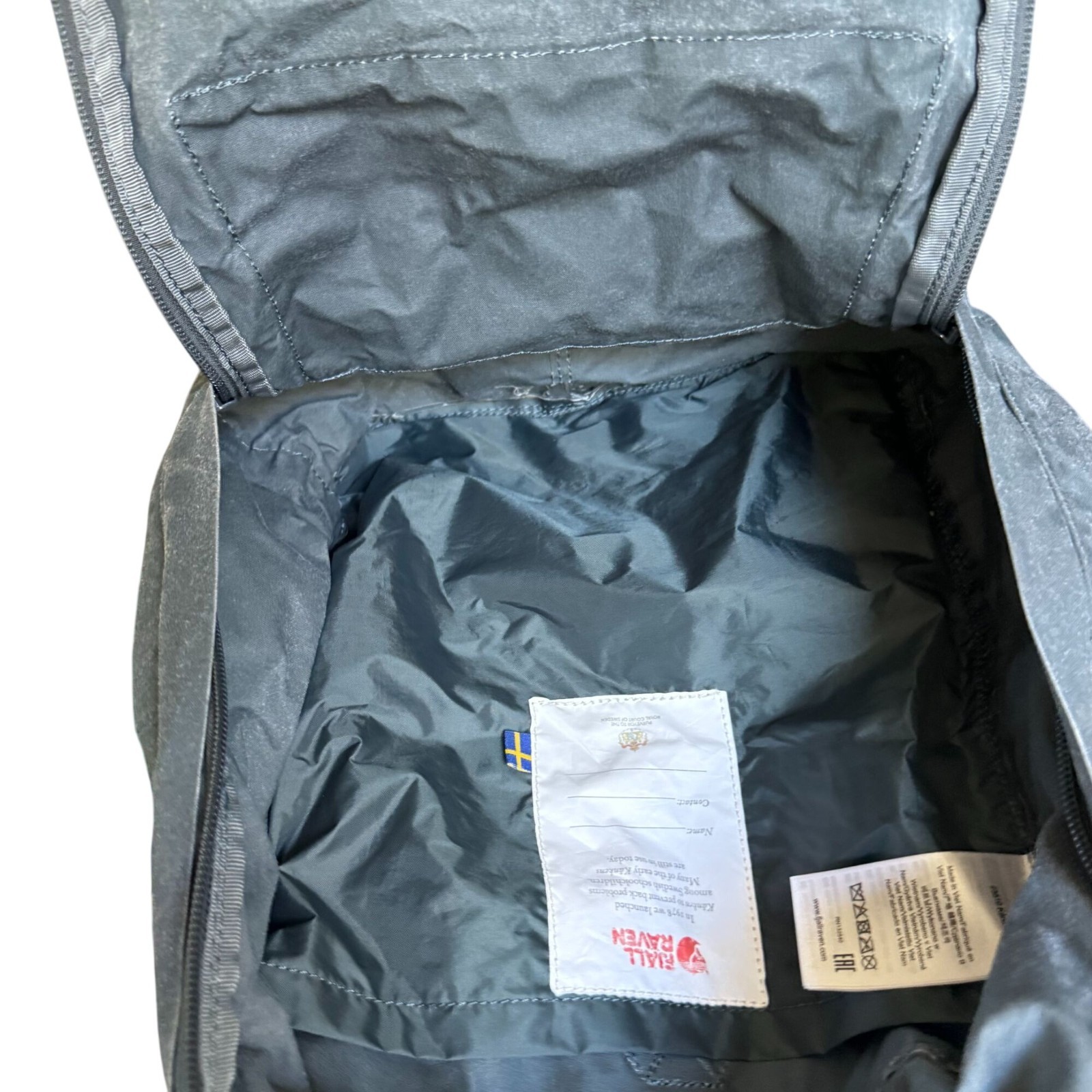 Fjallraven Kanken Classic Backpack Bag Unisex Blue Hiking Retro Everyday