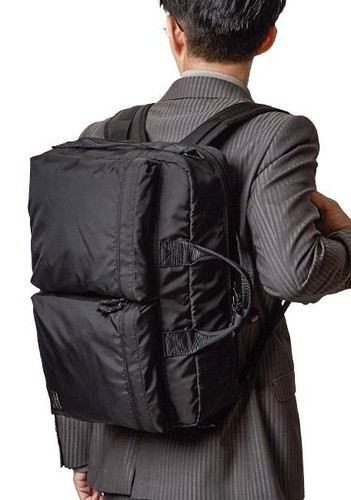 PORTER YOSHIDA FORCE 3way Briefcase Backpack Shoulder Bag Black 855-07594 Japan