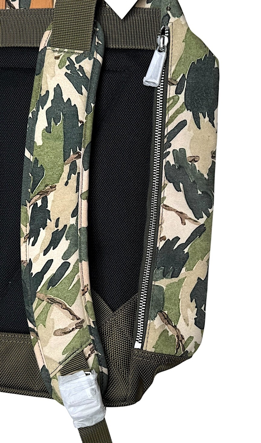 PS Paul Smith Canvas Backpack Khaki Green Abstract Camouflage print New $398