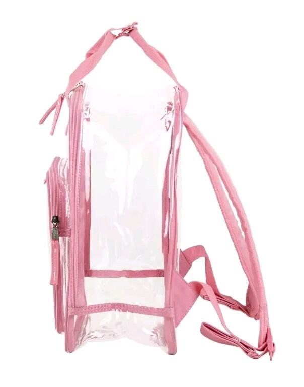 Eastsport Double Handle Stadium Approved Clear Backpack w/Adjustable Straps #NWT