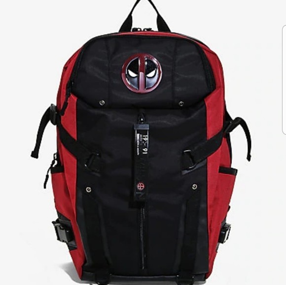 Bioworld Deadpool Built Up Backpack Hot Topic Marvel 1991 Wilson