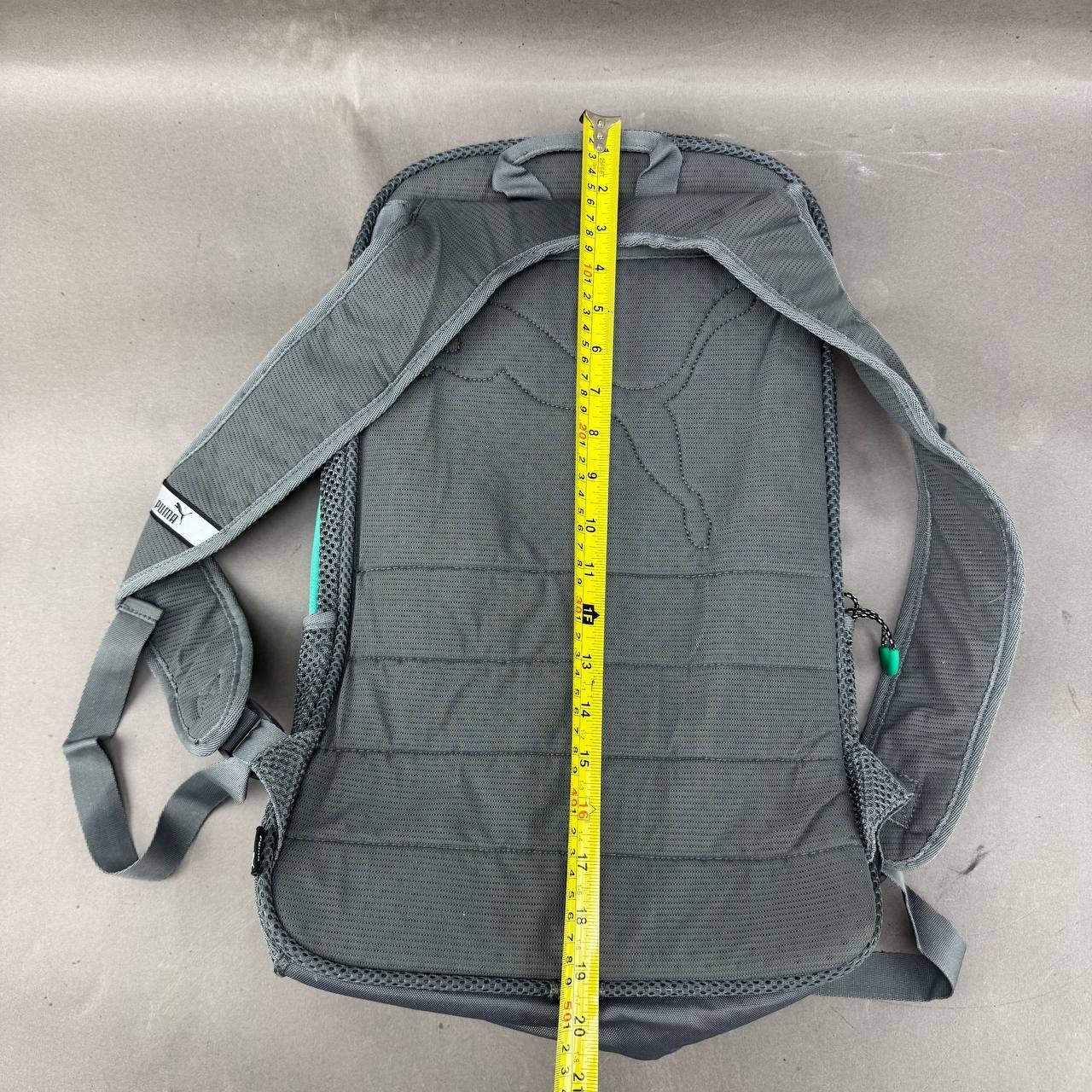 Puma Gray Mesh Backpack