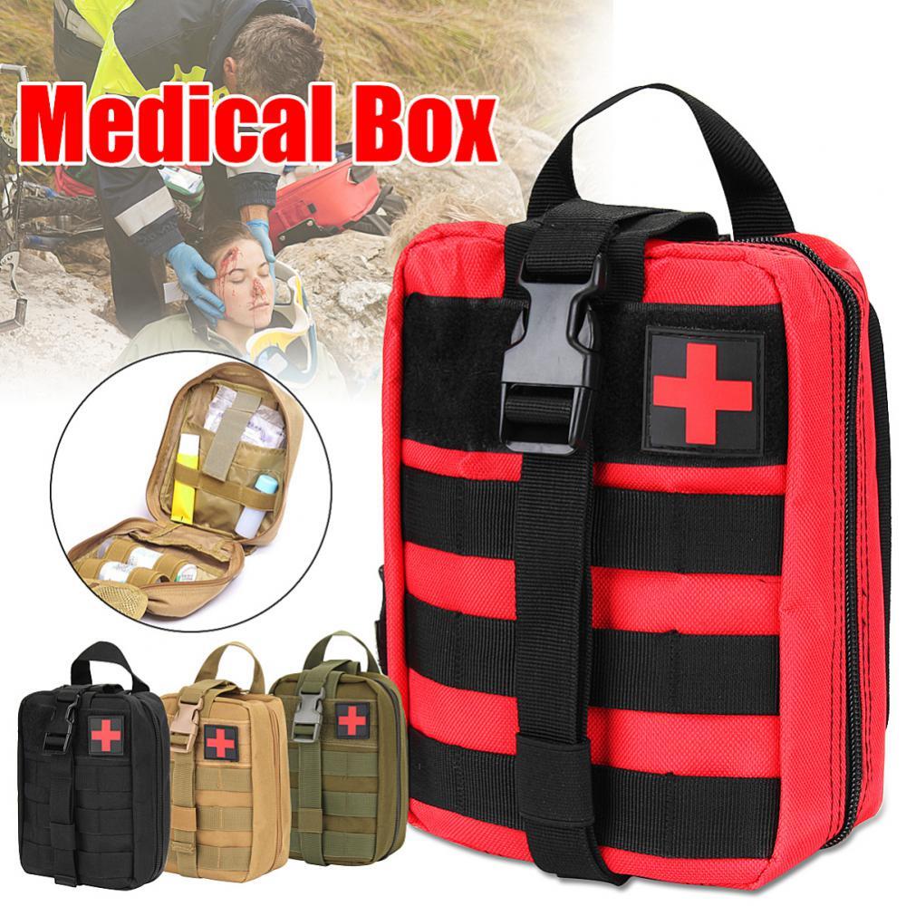 Tactical Molle EDC Pouch First Aid Medical Supplies Pack for Outdoor Activities