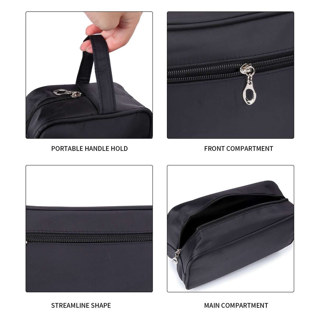 1/2Pcs Men Women Cosmetic Makeup Bag Travel Toiletry Shaving Organizer Dopp Kit