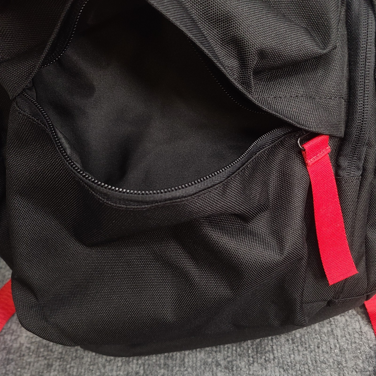 Jordan Backpack Medium Black Red Nike Air Patrol 15in Laptop School Bag Jumpman