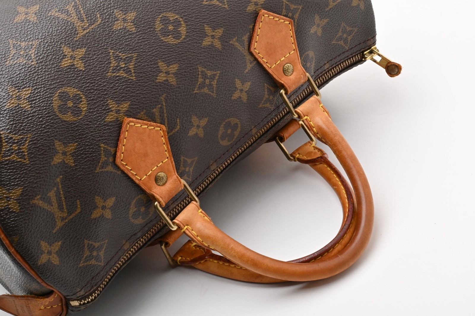 Louis Vuitton Monogram Speedy30 M41108 Boston Bag Hand Bag Brown