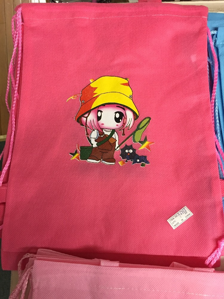 12 – Children’s Backpacks Drawstring Wholesale Kid School Bags Party Favor