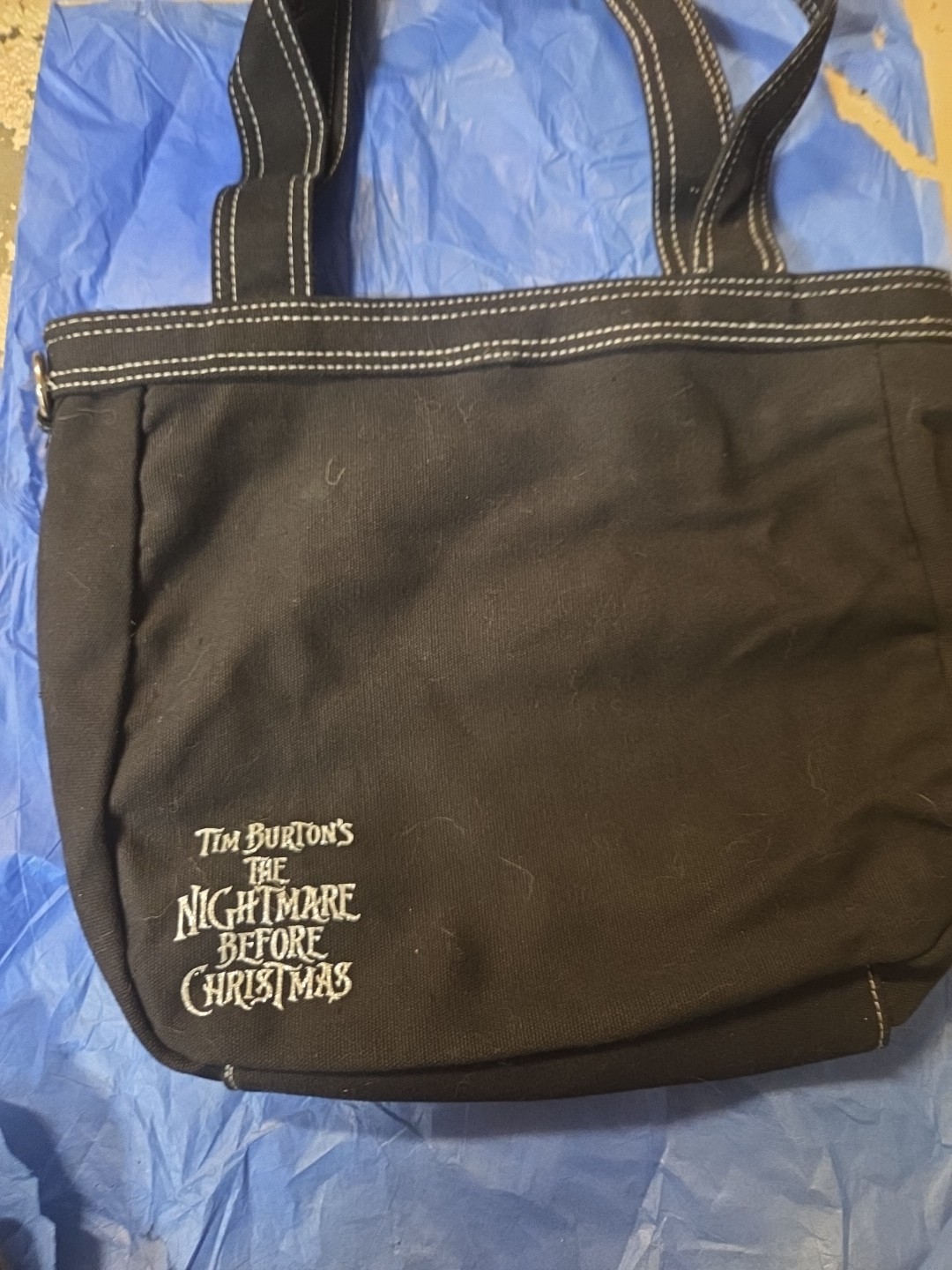 Disney Nightmare Before Christmas Jack Skellington Cloth Purse/bag With Tags!