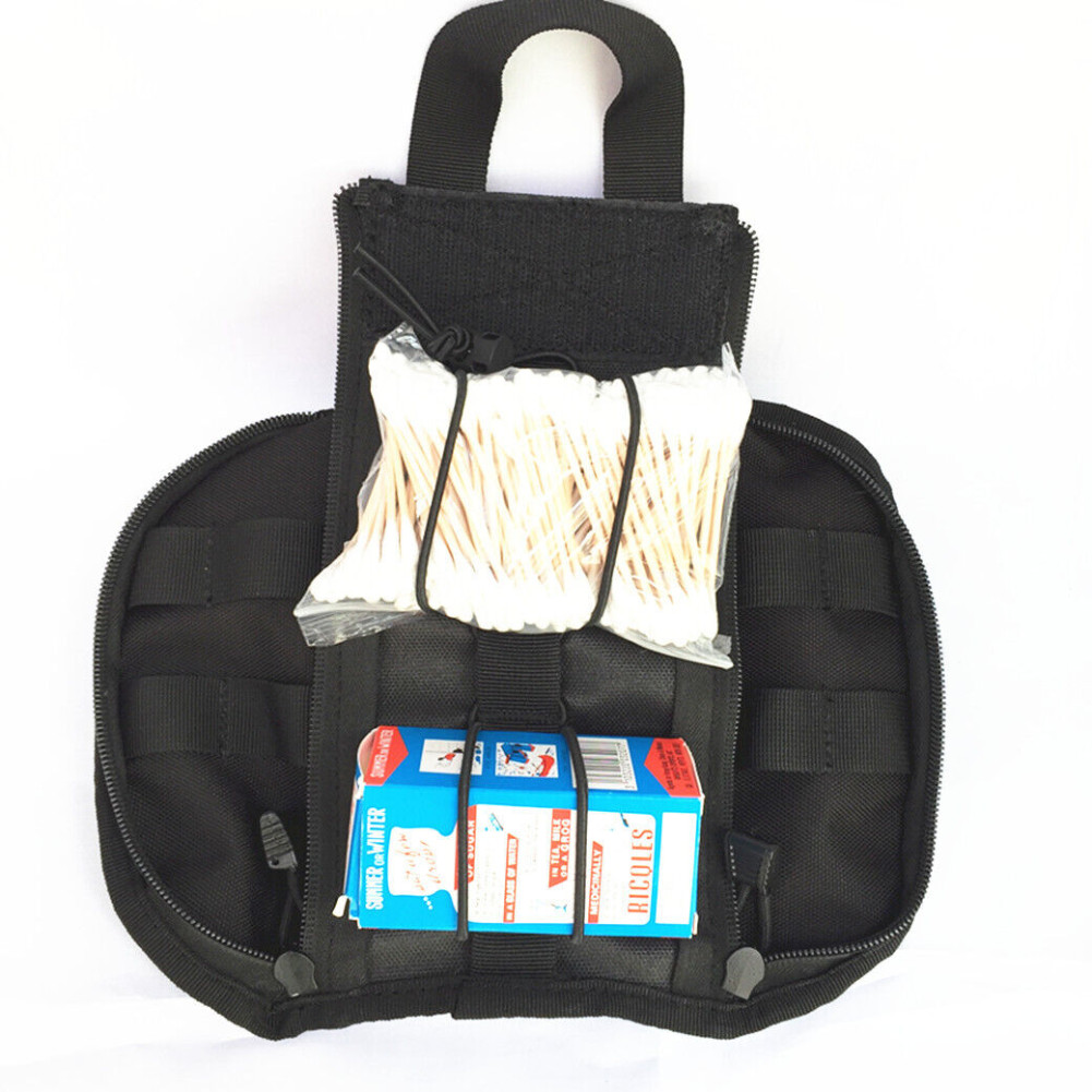 Tactical MOLLE First Aid Kit Quick Access EMT Medical Pouch for Outdoor Sports