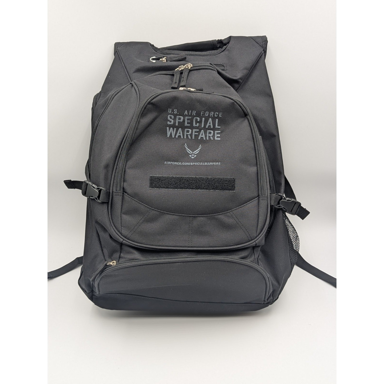 U.S. Air Force Special Warfare Black Backpack Large Tactical Travel Gym Bag