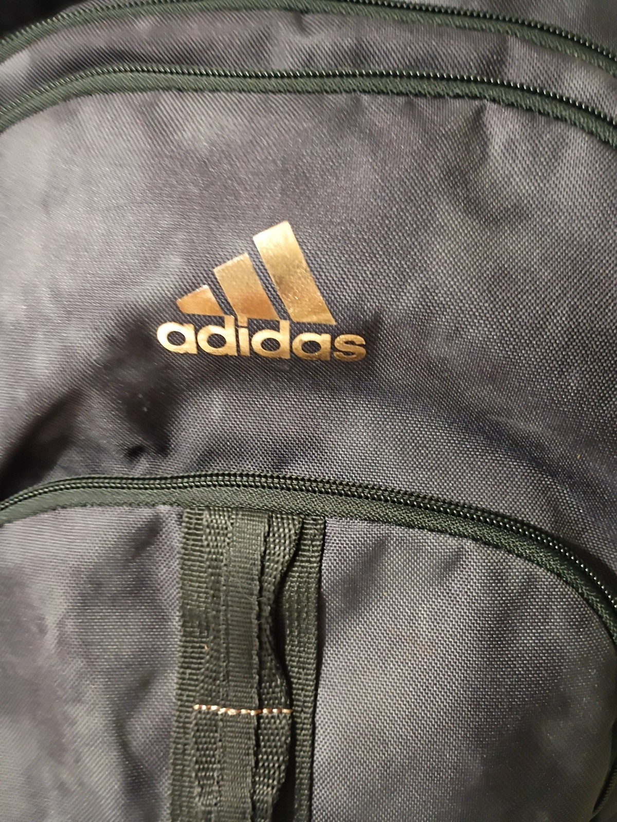 Black/Gray Adidas Load Spring Large Backpack-4 Exterior Pockets A-10