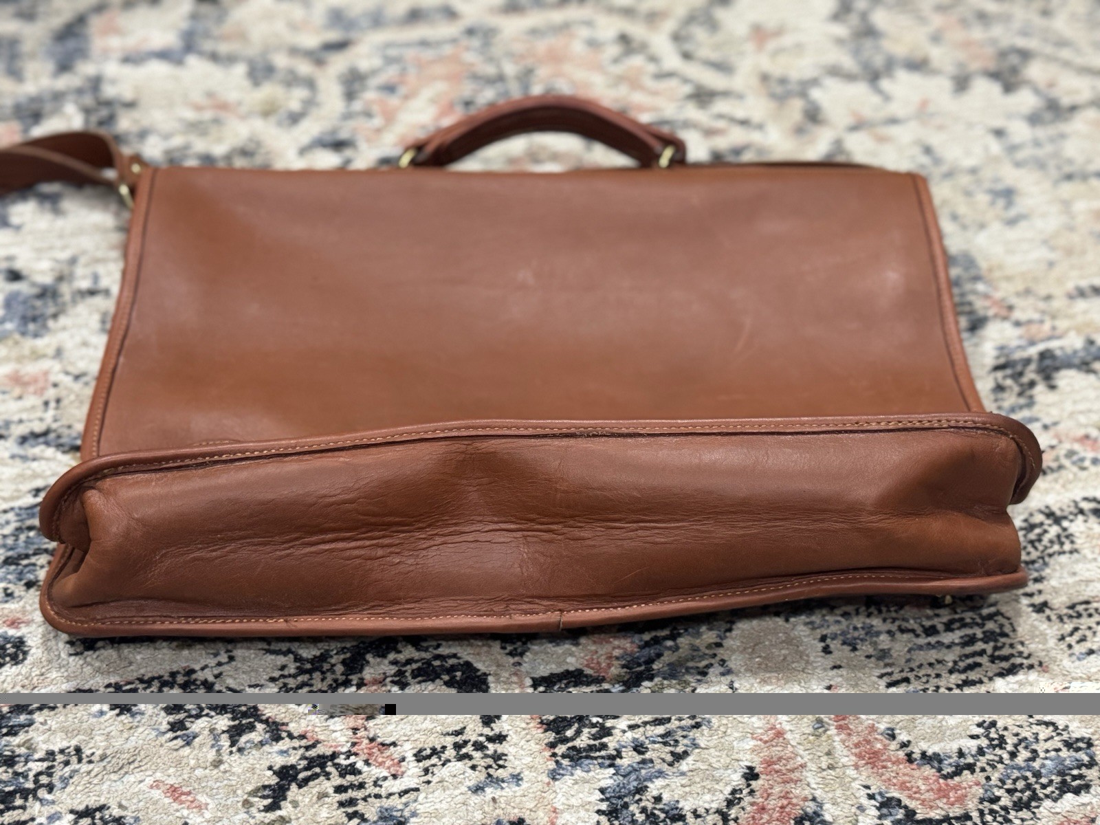 ROBERT CHEAU Heavy Saddle Leather Briefcase / Messenger Bag – American Made