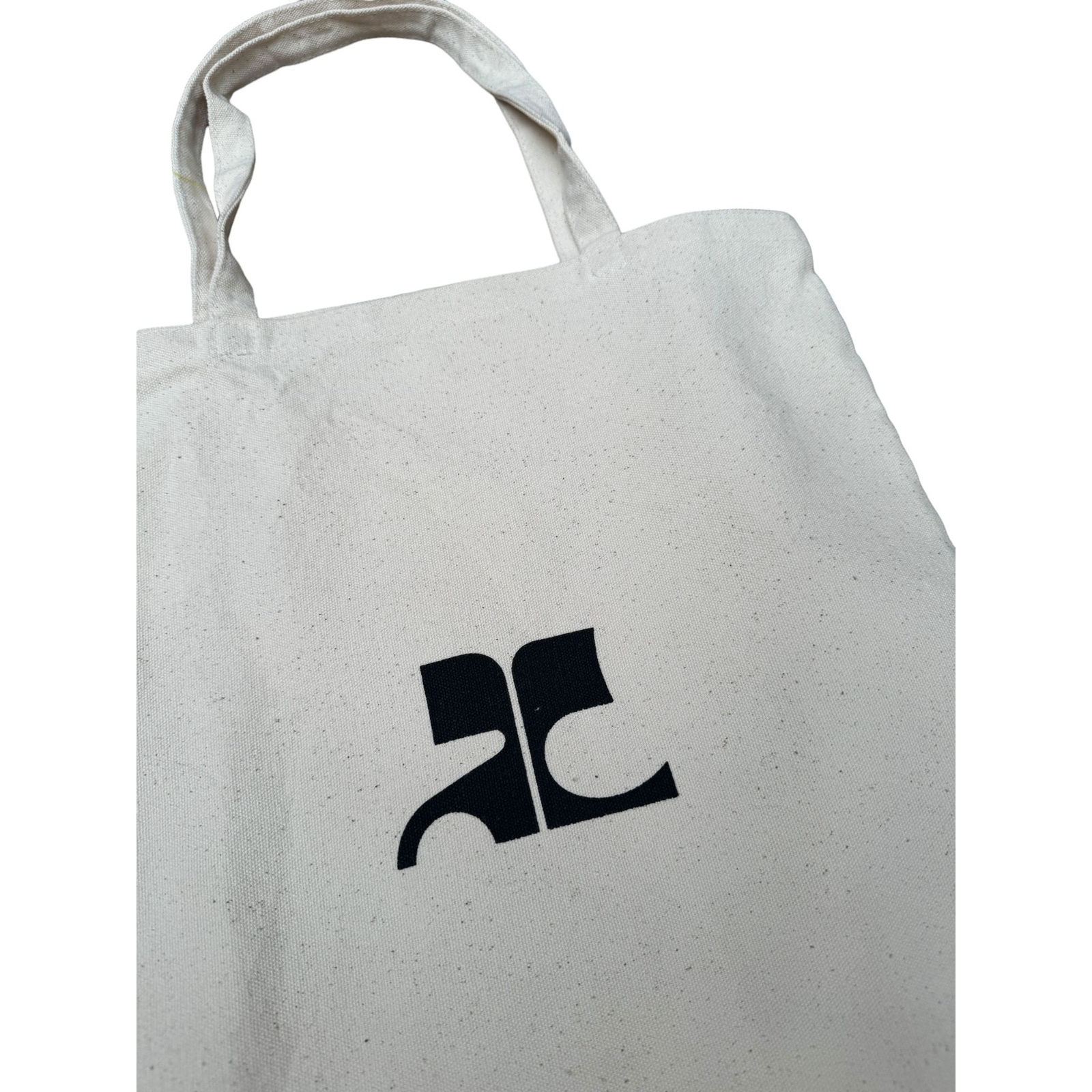 Courreges Beige linen Totebag