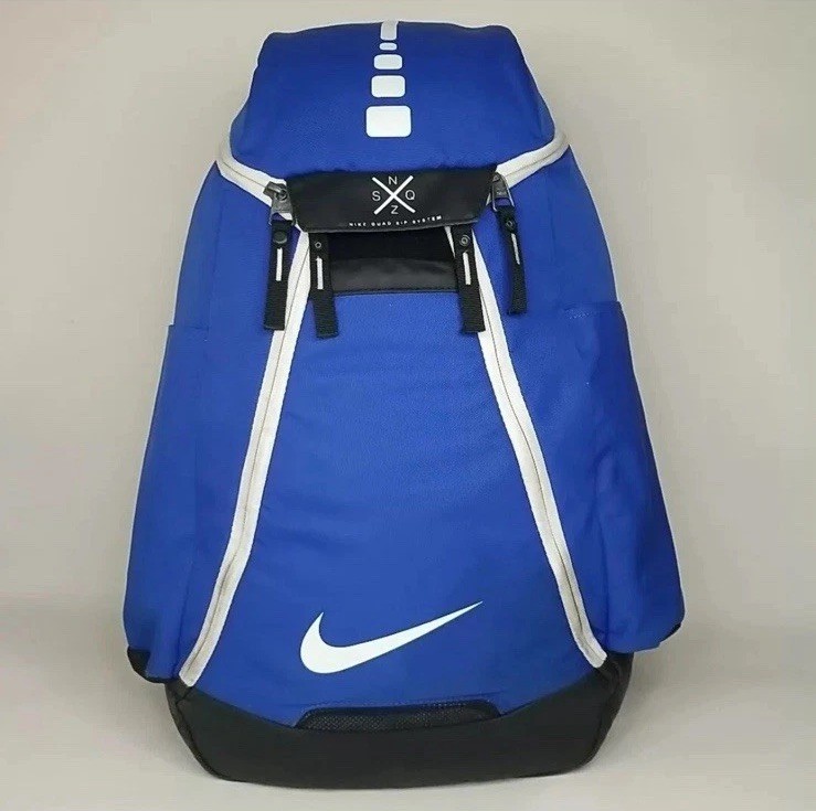 Nike Hoops Elite Max Air 2.0 Quad Zip Backpack 21″ Royal Blue BA5259 480