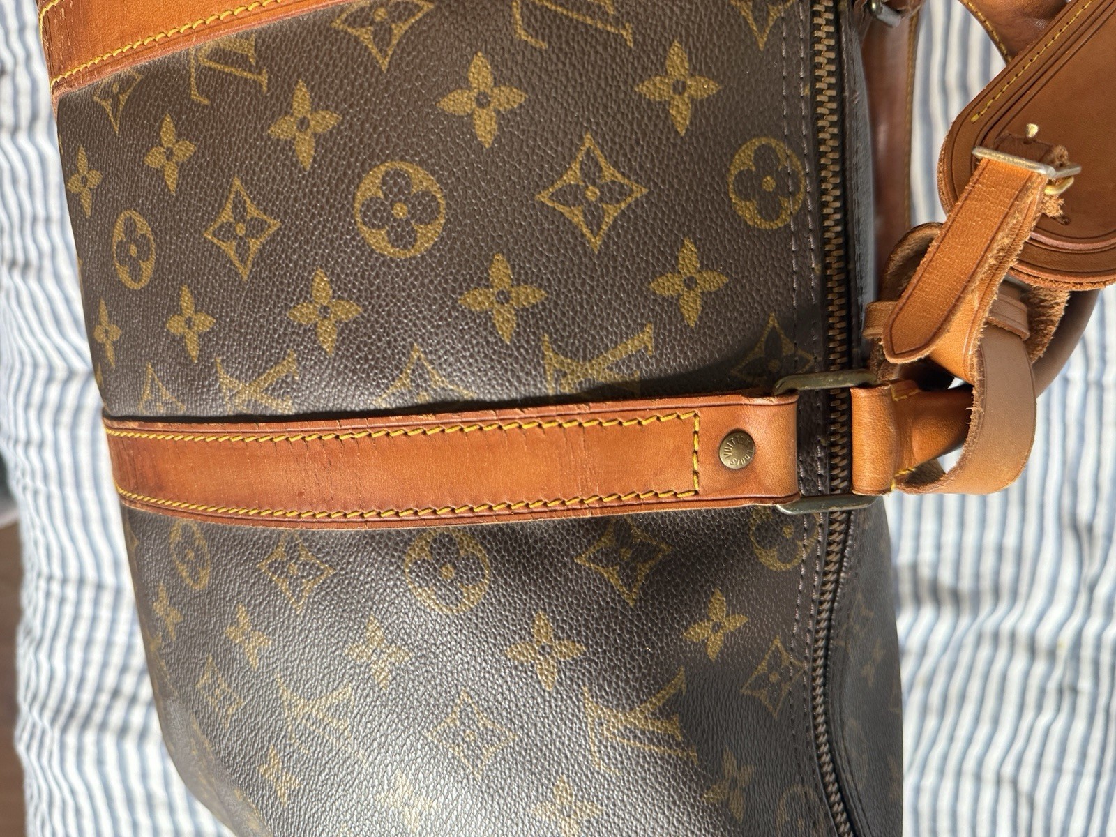 Louis Vuitton Monogram Keepall 45 Boston Bag Travel Bag