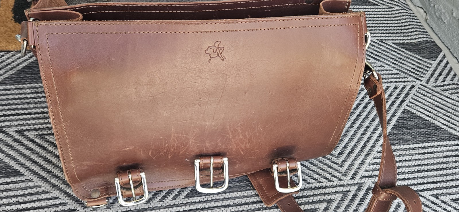 Nice Original Saddleback Leather Co. Briefcase 16x12x9 Beautiful Men’s Carry Bag