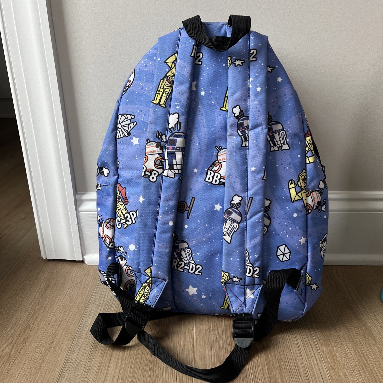Disney Star Wars Droids Backpack BB8 R2D2 C-3PO Millennium Falcon School Travel