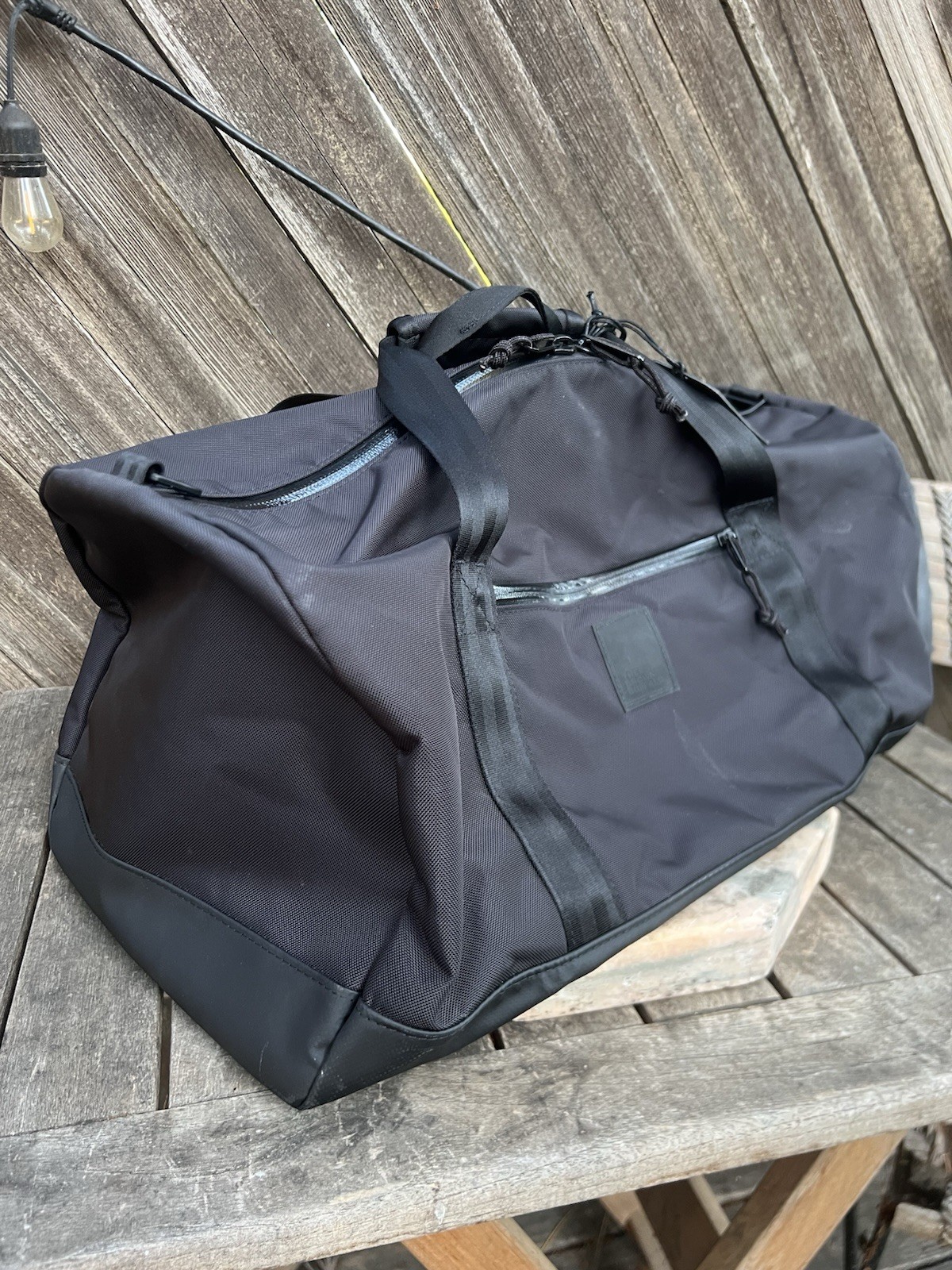 NEW! The Brown Buffalo Duffalo Duffle Bag BLACK Stormproof Tactical Travel Gym