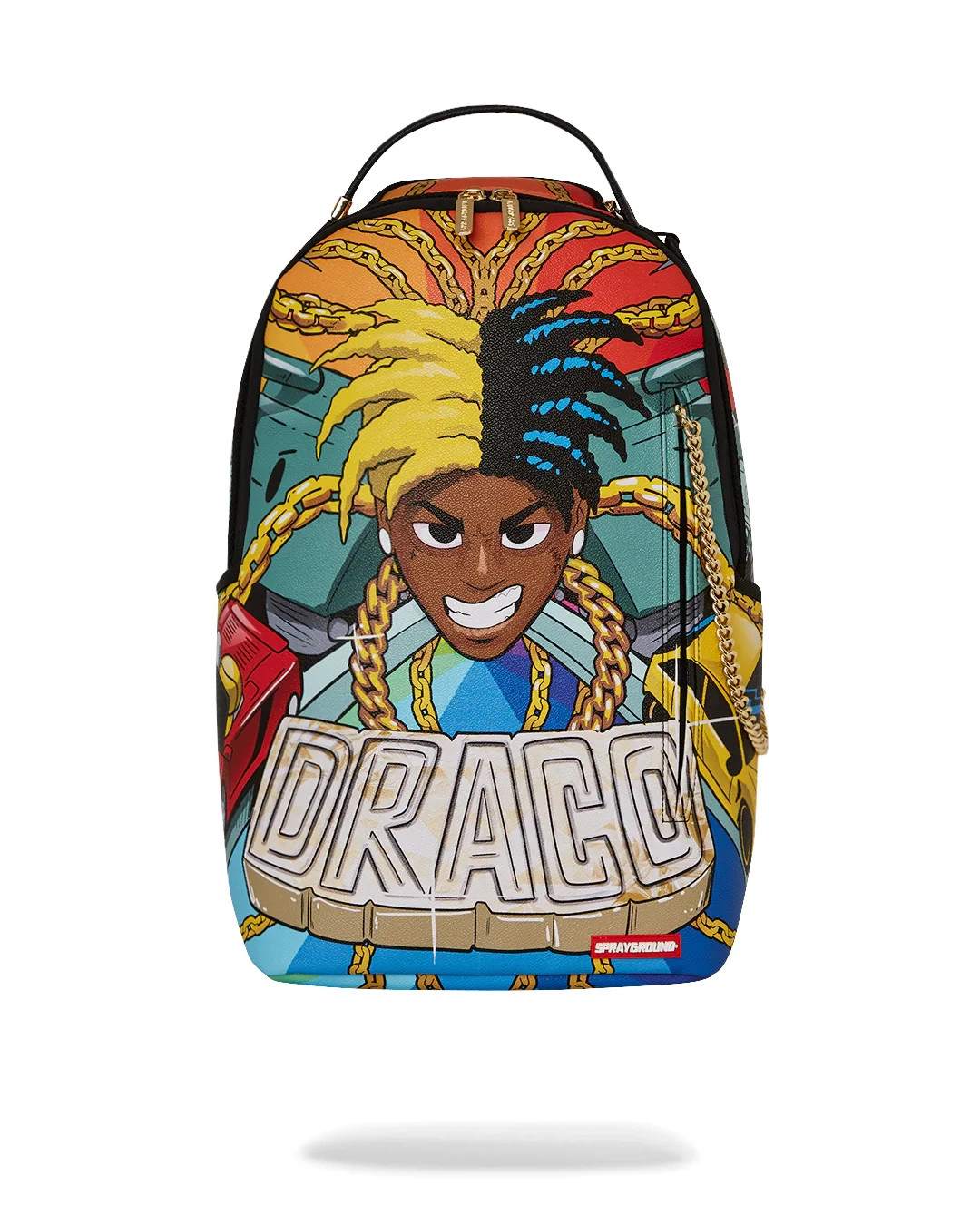 Sprayground SOULJA Boy TECHTRONIC ANIME DRIFTER COLLAB Backpack Laptop Compartme