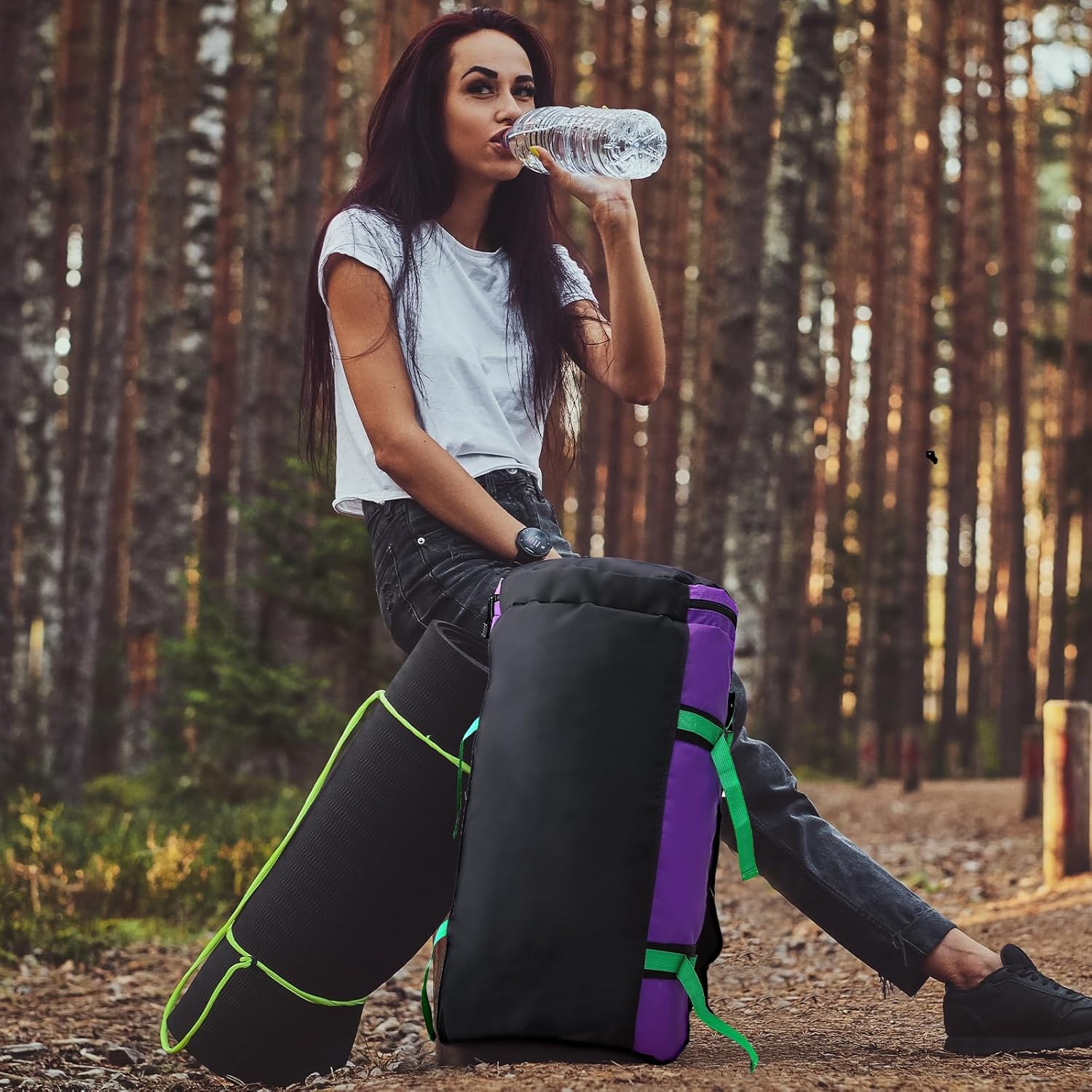 Large Duffle Bag Backpack for Travel Camping Gym Sports, 45L/60L/90L | Water Res