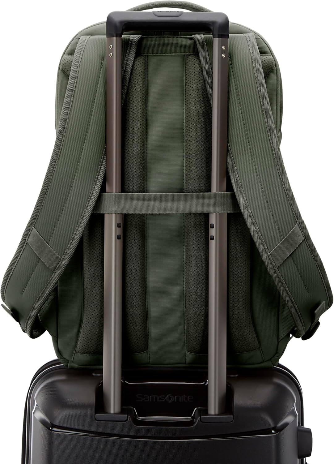 Stylish Olive Backpack with Laptop Compartment & Quick Stash Pockets