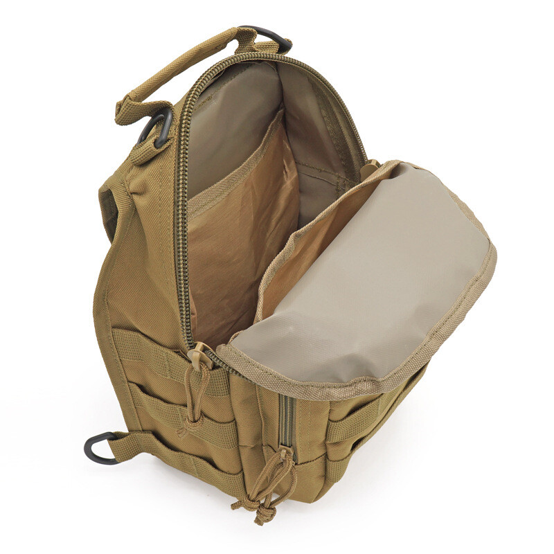 Mens Backpack Tactical Sling Shoulder Bag Molle Travel Chest Pack Outdoor Hiking