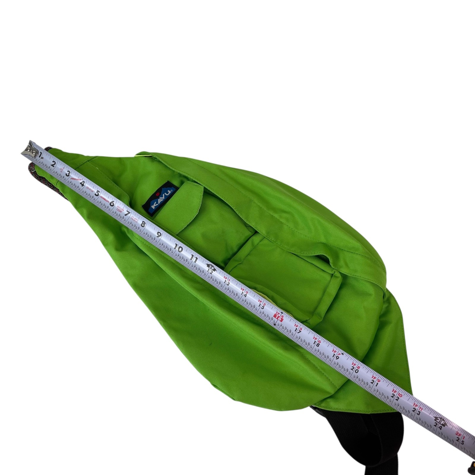 KAVU Rope Bag Lime Green Polyester Sling Backpack Unisex Crossbody Shoulder Bag