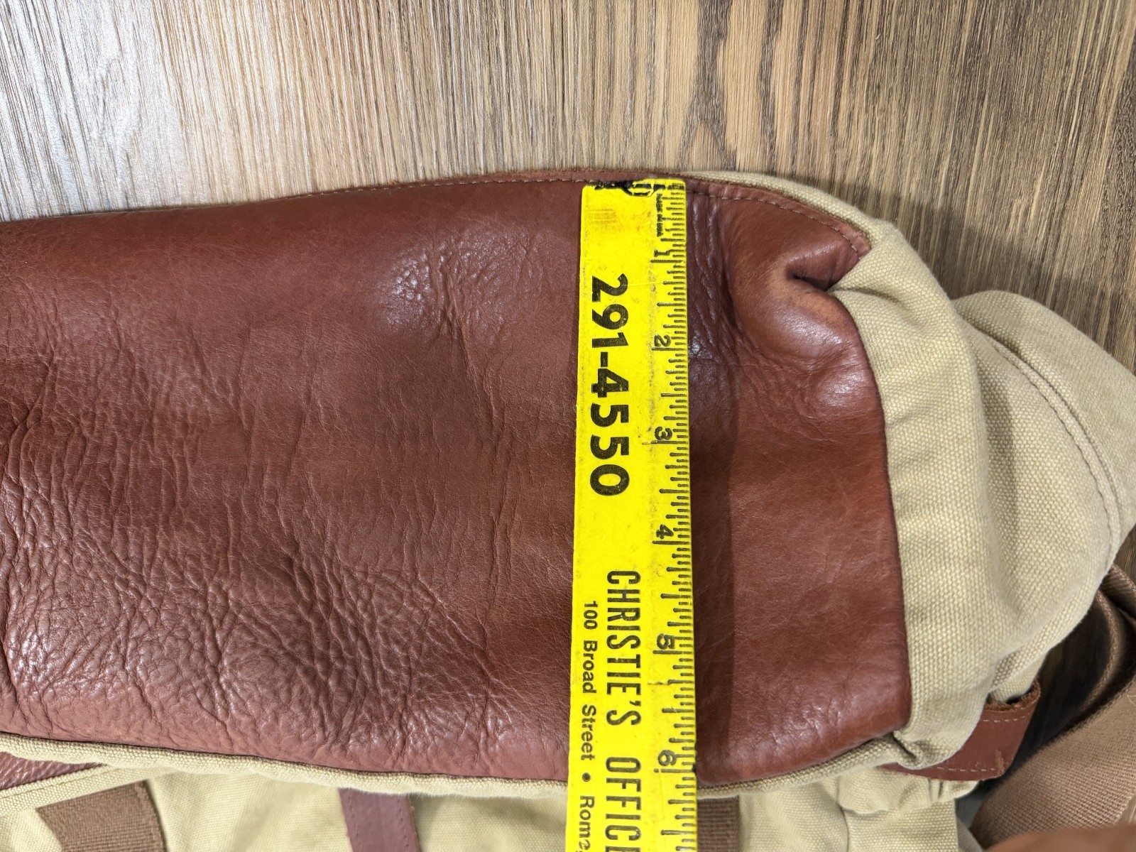 Buffalo Jackson Trading Co Leather Canvas Messenger Bag Territory Ahead