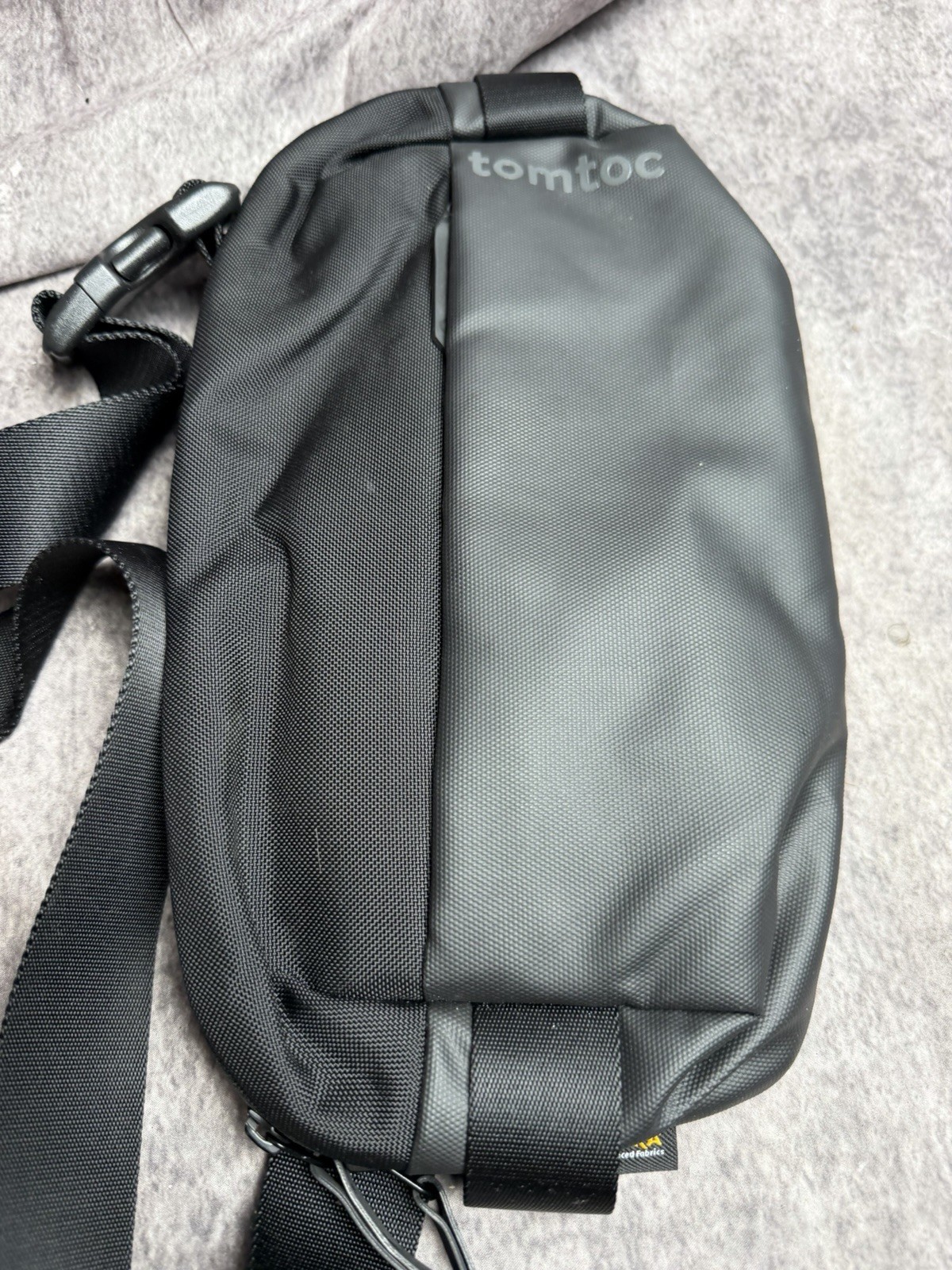 tomtoc Compact EDC Sling Bag Crossbody Shoulder Travel Tech Organizer Black