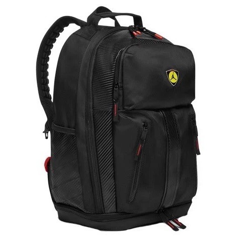 Air Jordan Moto Jordan 14 Backpack BRED Black Red Size L RARE [9A0618-023]