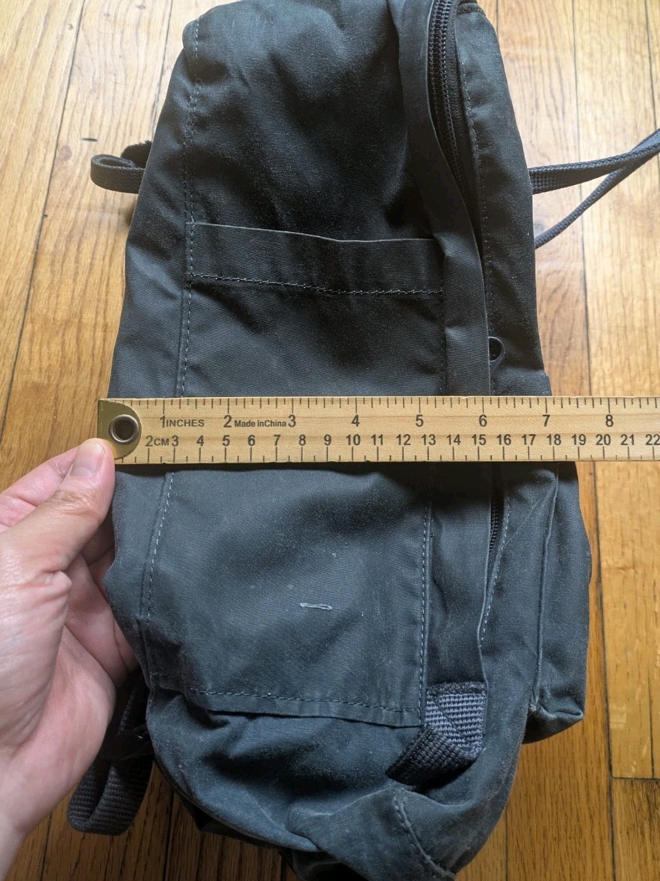 Fjallraven Kanken Backpack Gray Vinylon Everyday Hiking Traveling